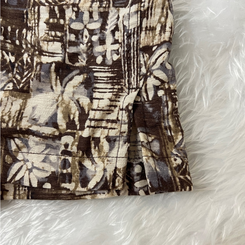 Caribbean Men's Silk Blend Short-Sleeve Camp Hawaian Shirt, XL - Picture 9 of 9